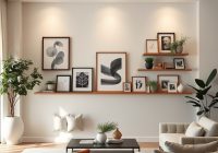 Dekorowanie dużej pustej ściany w salonie: praktyczne pomysły i zasady kompozycji dla stylu i funkcji Dekorowanie dużej pustej ściany w salonie: praktyczne pomysły i zasady kompozycji dla stylu i funkcji