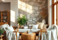 Naturalne materiały w dodatkach: jak drewno, kamień i len wpływają na styl i funkcjonalność wnętrza