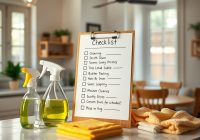 Checklista sprzątania tygodniowego: jak rozplanować zadania, by nie tracić energii i utrzymać porządek w domu